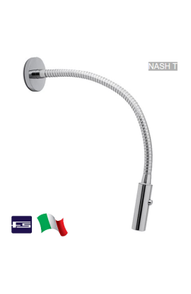 TESTA LETTO/CARTEGGIO A LED NASH T